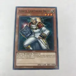 Yugioh Aurkus, Lightsworn Druid Sdli-en013 Realm Of Light Reprint Common - Image 1