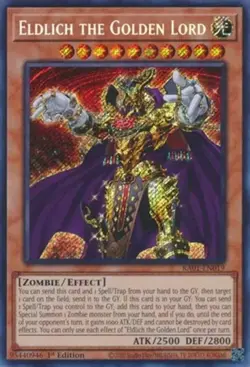 1x (NM) Eldlich the Golden Lord - RA01-EN019 - Secret Rare - 1st Edition YuGiOh - Image 1