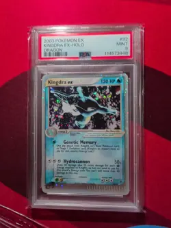 2003 Pokemon EX Kingdra EX-Holo #92 Mint 9 Graded Card - Image 1