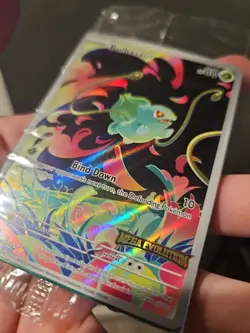 Pokemon TCG: SEALED Bulbasaur Foil Card #133/132 Mega Evolution Stamped Promo - Image 4