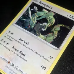 Pokemon TCG Rayquaza SWSH029 Black Star Promo Cosmos Holo Card - Image 3