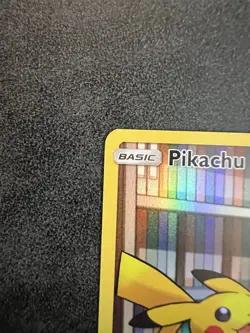 Pikachu (241/236) Sun Moon Cosmic Eclipse Secret Rare Holo Pokemon Card Ash Red - Image 2