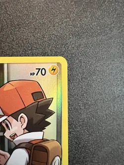 Pikachu (241/236) Sun Moon Cosmic Eclipse Secret Rare Holo Pokemon Card Ash Red - Image 3