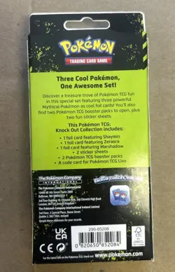 Pokemon "Knock Out Collection" Trading Card Game 2 Booster Pack - Image 4