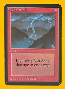 MTG LIGHTNING BOLT (x10) Vintage Collection (OldManMTG 012-188) - Image 3