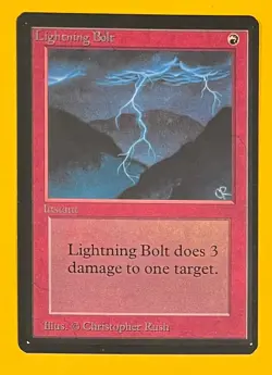 MTG LIGHTNING BOLT (x10) Vintage Collection (OldManMTG 012-188) - Image 5