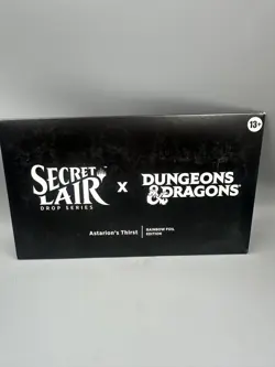 MTG Secret Lair DUNGEONS & DRAGONS:Astarian's Thirst~ENGLISH~Rainbow FOIL-SEALED - Image 2