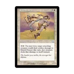 WOTC MtG Prophecy Shield Dancer (U) (Foil) EX - Image 1
