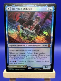 MTG Spider-Man Foil M Norman Osborn / Green Goblin M 0039 - Image 1