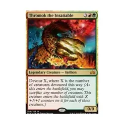 WOTC MtG Planechase Anthology Thromok the Insatiable (MR) EX - Image 1
