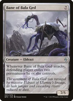 1x - Bane of Bala Ged - #01 - Battle for Zendikar - CUC NM MTG - Image 1