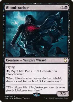 1x - Bloodtracker - #14 - Commander 2018 - NM MTG - Image 1