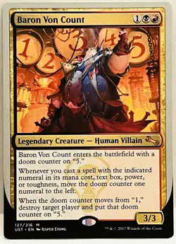 Baron Von Count - #127-MTG-Unstable-Regular-NM - Image 1