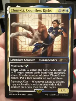 MTG Secret Lair x Street Fighter #432 Chun-Li, Countless Kicks NM - Image 1
