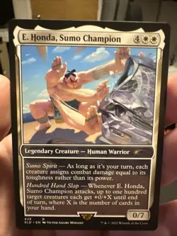 2022 MTG Magic the Gathering SF2 Street Fighter 2 #428 E Honda Sumo Champion - Image 1