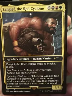 MTG Secret Lair x Street Fighter #435 Zangief, the Red Cyclone NM - Image 1