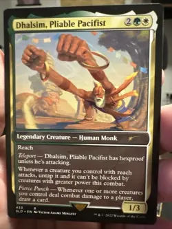 Dhalsim, Pliable Pacifist R 433 Street Fighter Secret Lair MTG - Image 1