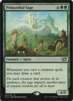 Primordial Sage R Commander 2014 211 LP-MP MTG - Image 1