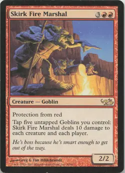 Skirk Fire Marshal R Duel Decks: Elves vs. Goblins 50 LP-MP MTG - Image 1
