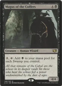 Magus of the Coffers R Commander 2014 148 LP-MP MTG - Image 1