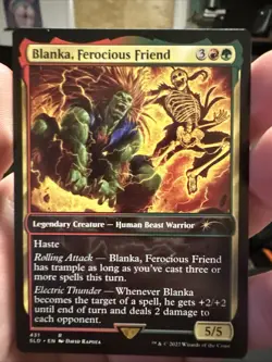 Blanka, Ferocious Friend R 431 Street Fighter Secret Lair MTG - Image 1