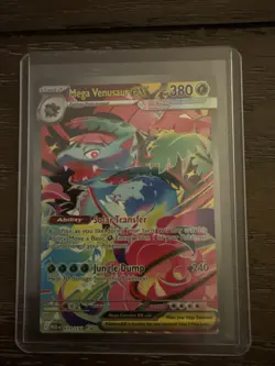 2025 Pokemon Mega Evolution - Mega Venusaur EX SIR 177/132 Pack Fresh Mint - Image 1