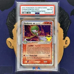 PSA 8 NM-MINT 2021 Pokemon Celebrations Collection GARDEVOIR EX #93 Holo - Image 2