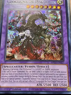 Blazing Cartesia, The Virtuous + Granguignol Dusk Dragon | Prismatic | YuGiOh! - Image 2