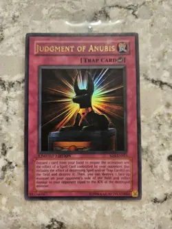 Judgment of Anubis RDS-ENSE3 Limited Edition LP Ultra Rare Yugioh - Image 1