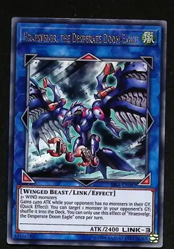 Hraesvelgr, the Desperate Doom Eagle - RIRA-EN082 - Rare - Yugioh - Image 1