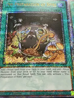 3x Pre-Preparation Of Rites | RA01-EN055 | Quarter Century Secret Rare | YuGiOh! - Image 2