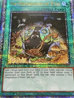 3x Pre-Preparation Of Rites | RA01-EN055 | Quarter Century Secret Rare | YuGiOh! - Image 4