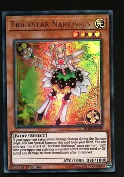 Trickstar Narkissus - BLRR-EN080 - Ultra Rare - 1st Edition Yugioh - Image 1