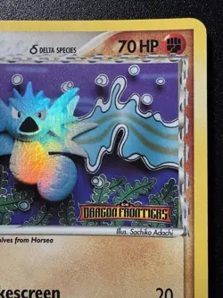 Seadra 22/101 EX Dragon Frontiers Pokemon Card Reverse Holo Foil Rare MP - Image 4