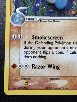 Seadra 22/101 EX Dragon Frontiers Pokemon Card Reverse Holo Foil Rare MP - Image 5