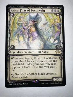 NM R - Ayara, First of Locthwain: March of the Machine: Multiverse Legends - Image 2