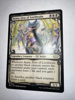 NM R - Ayara, First of Locthwain: March of the Machine: Multiverse Legends - Image 3