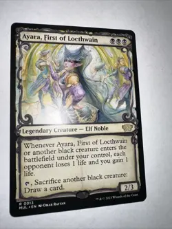 NM R - Ayara, First of Locthwain: March of the Machine: Multiverse Legends - Image 4