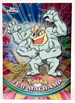 Pokemon Card Topps Chrome Machamp #68 NM-LP+ - Image 1