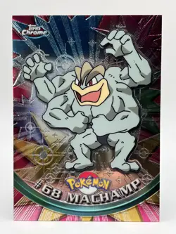 Pokemon Card Topps Chrome Machamp #68 NM-LP+ - Image 2