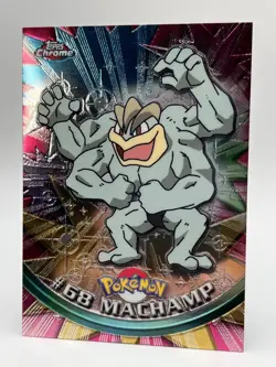 Pokemon Card Topps Chrome Machamp #68 NM-LP+ - Image 3