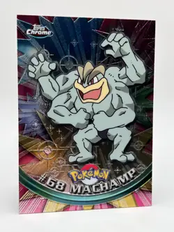 Pokemon Card Topps Chrome Machamp #68 NM-LP+ - Image 4