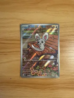Minccino 152/086 SV Black Bolt English Pokemon Card NM - Image 1