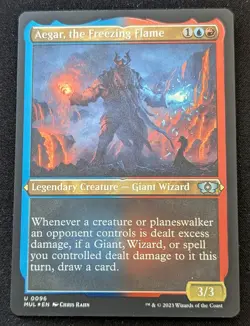 MTG - Aegar, the Freezing Flame ETCHED FOIL - Multiverse Legends - Pack Fresh!! - Image 1