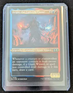 MTG - Aegar, the Freezing Flame ETCHED FOIL - Multiverse Legends - Pack Fresh!! - Image 2