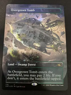 Overgrown Tomb (Borderless) (Galaxy Foil) Unfinity Foil - Image 1