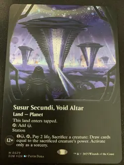 Susur Secundi, Void Altar (Borderless) (Galaxy Foil) Edge of Eternities Foil - Image 1