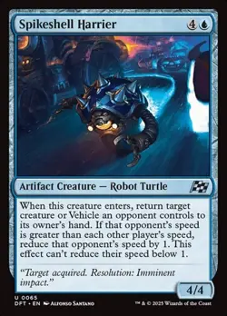 1x Spikeshell Harrier - Foil NM Eng MTG - Aetherdrift - Image 1