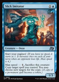 1x Slick Imitator - Foil NM Eng MTG - Aetherdrift - Image 1