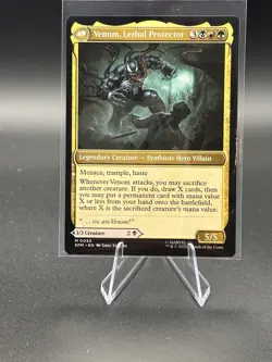 Magic The Gathering Spiderman 055 Marvel Card Venom/Eddie Brock - Image 1